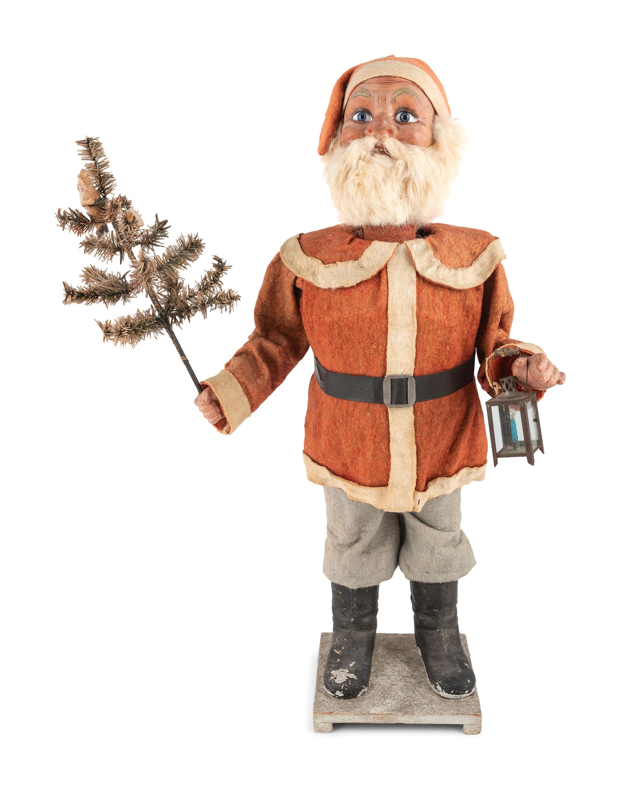 A Wind-Up Santa Claus Nodder