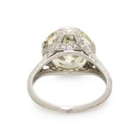 ART DECO, PLATINUM AND DIAMOND RING