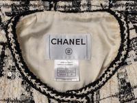 Chanel, Black & White Fantasy Tweed Cardigan Jacket