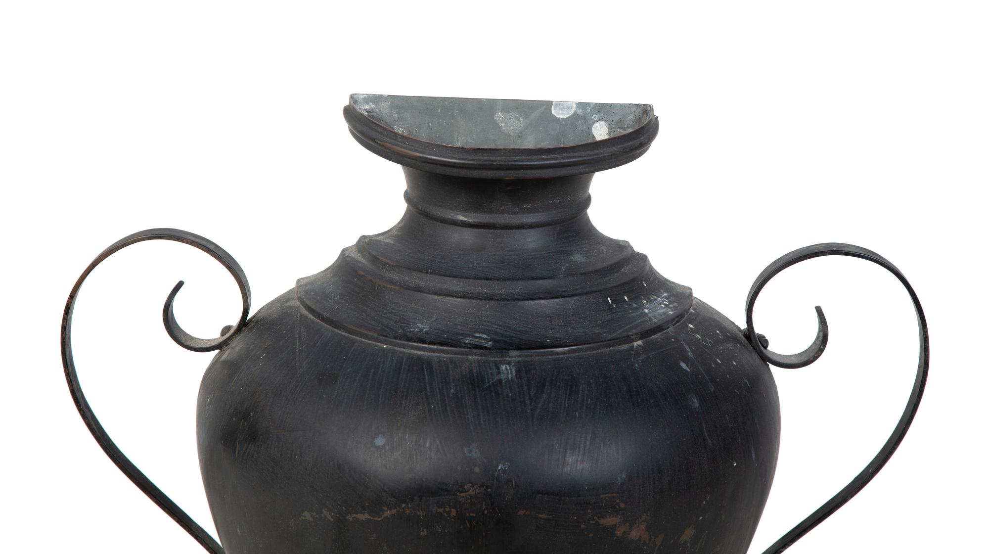 A French Tole Lavabo and Basin — 19TH/EARLY 20TH CENTURY