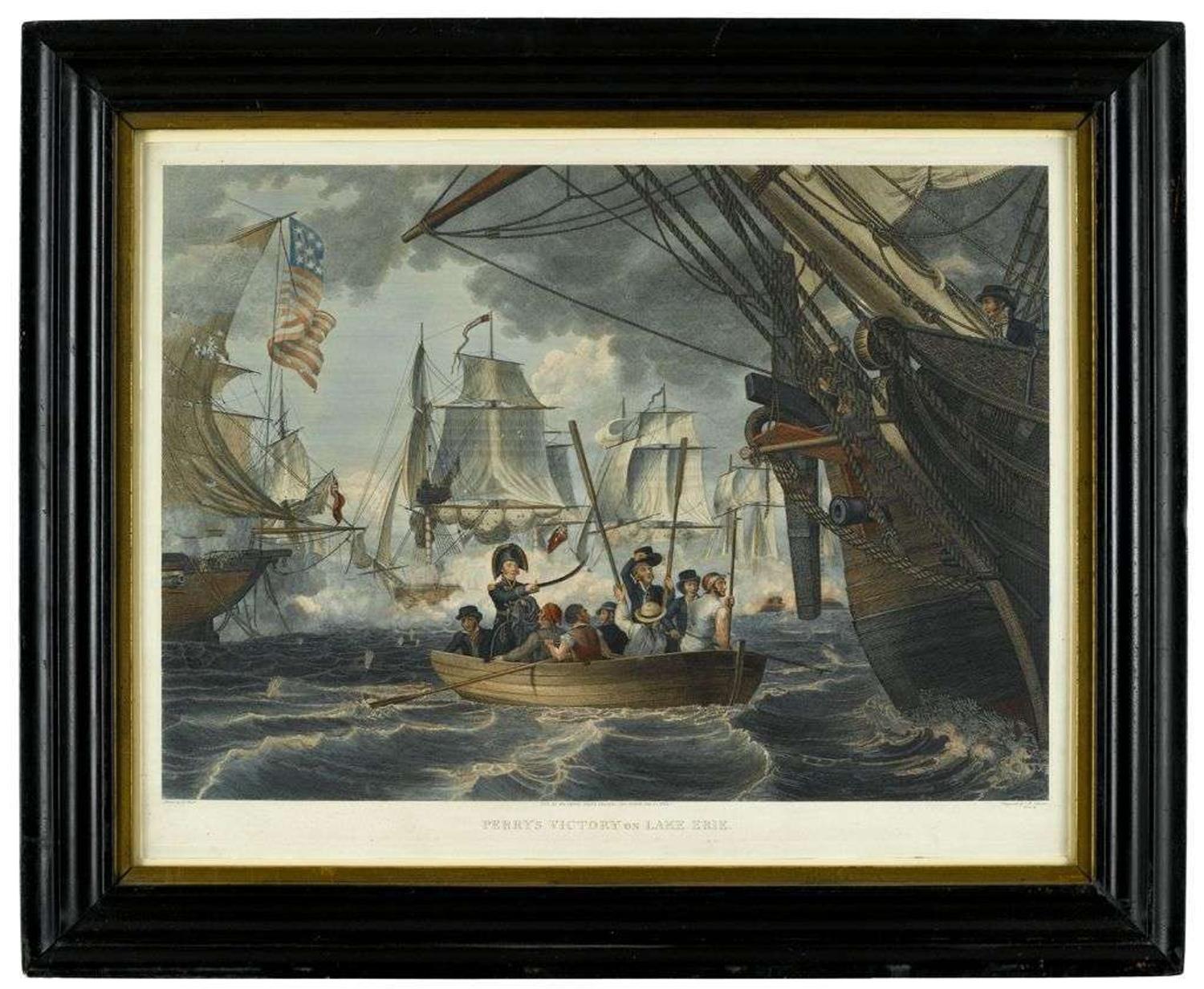Alexander Lawson, After Thomas Birch (1779-1851) "perry's victory on lake erie," circa 1814