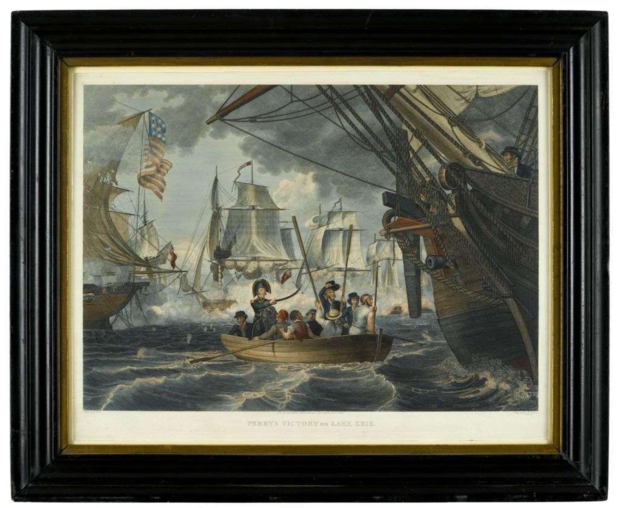 Alexander Lawson, After Thomas Birch (1779-1851) "perry's victory on lake erie," circa 1814