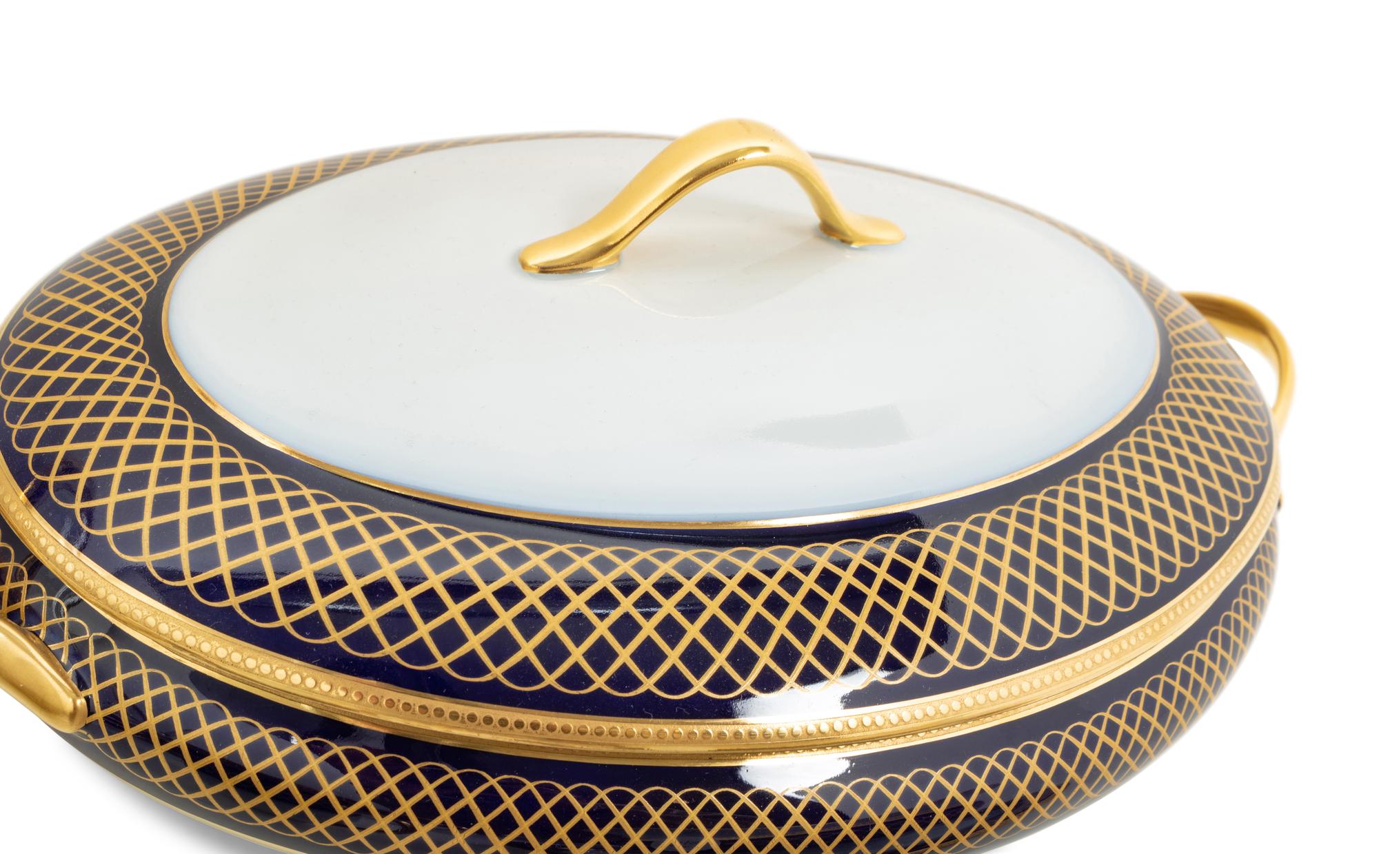A Bernardaud Limoges Porcelain Dinner Service
