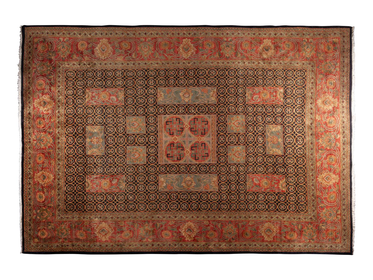 An Indian Agra Celtic Rug