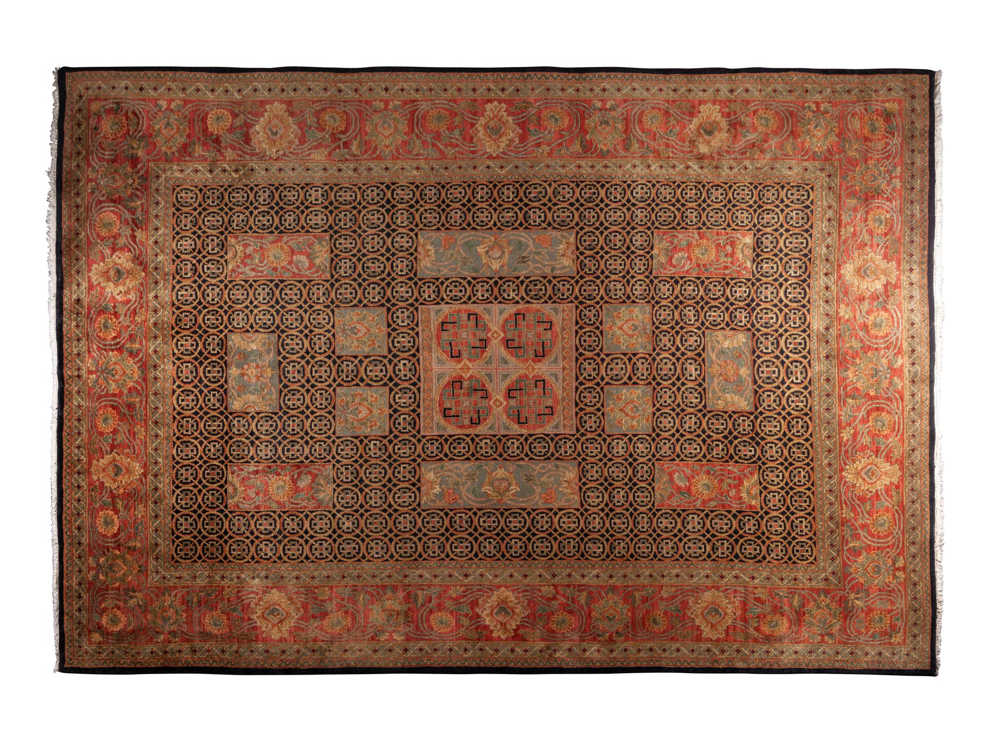 An Indian Agra Celtic Rug