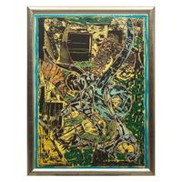 Frank Stella (American, 1936-2024) — Yellow Journal, 1982