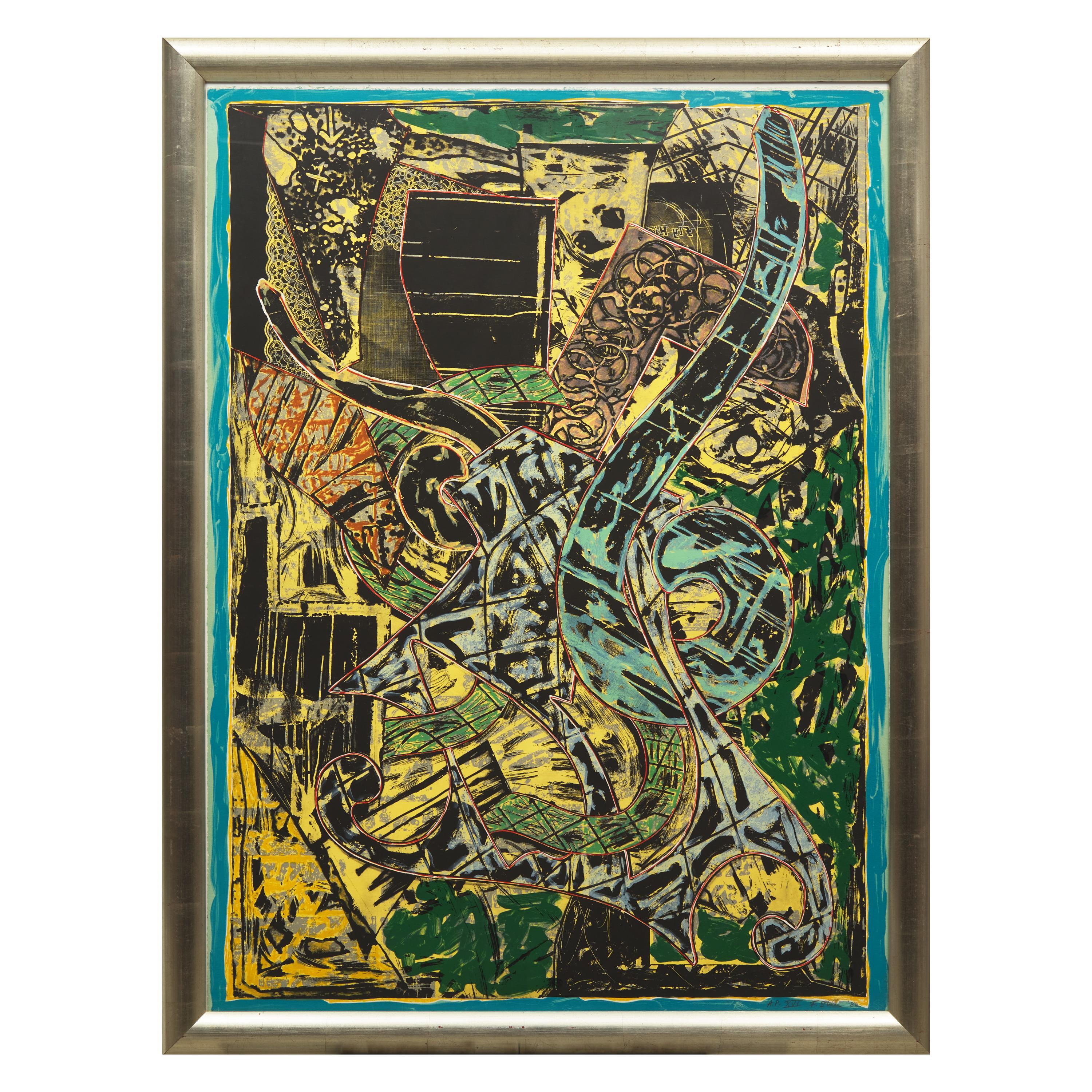 Frank Stella (American, 1936-2024) — Yellow Journal, 1982