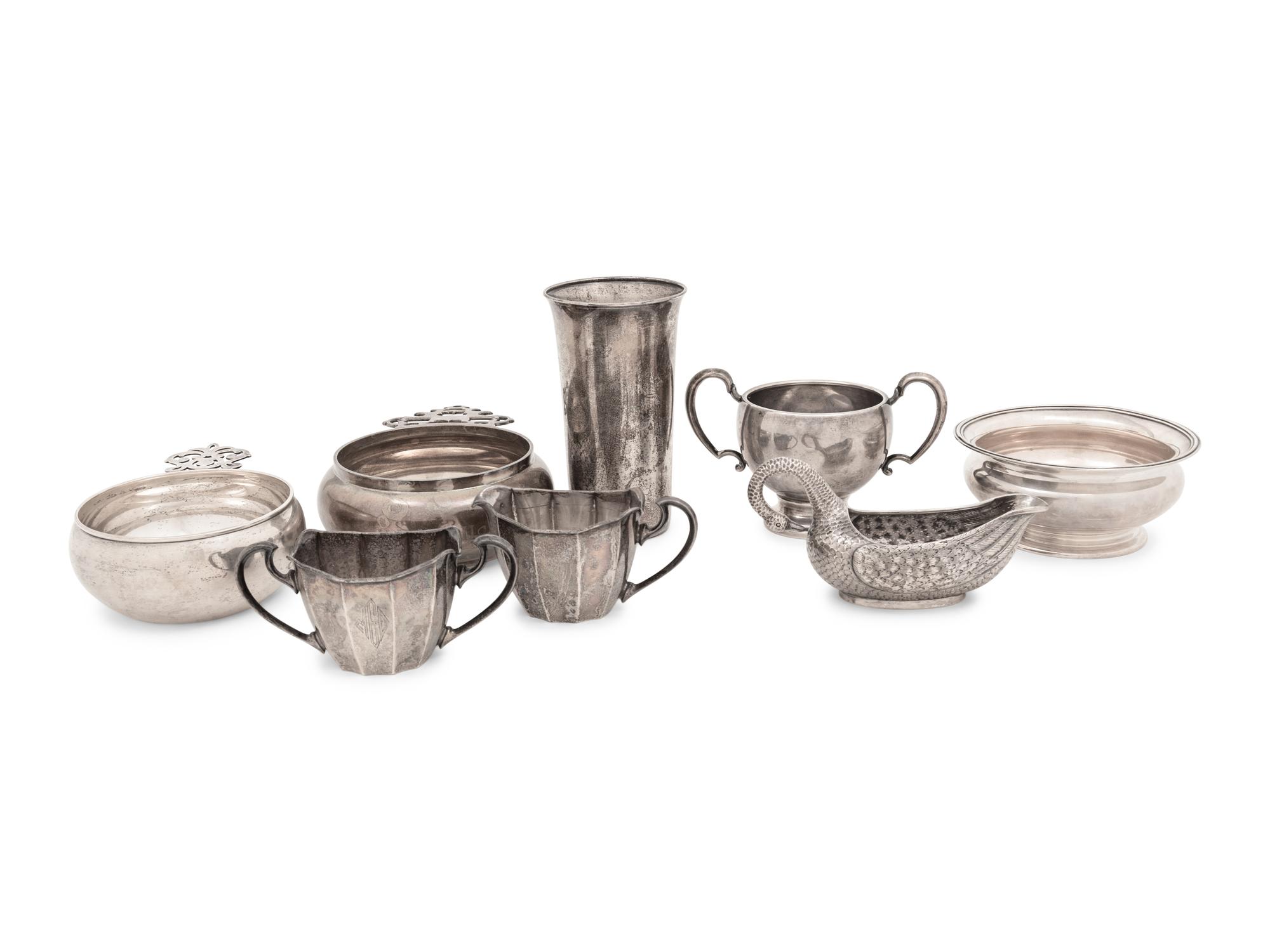 A Collection of American Silver Hollowware