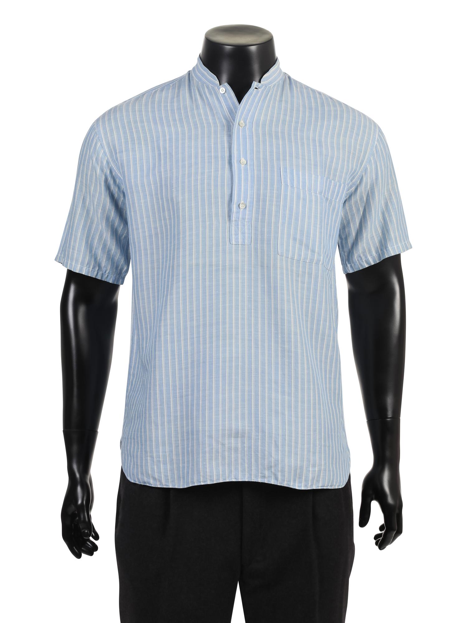 Group of Vintage Men's Designer Shirts, 1990-2000s: Harvey and Hudson, Valentino & Bagutta