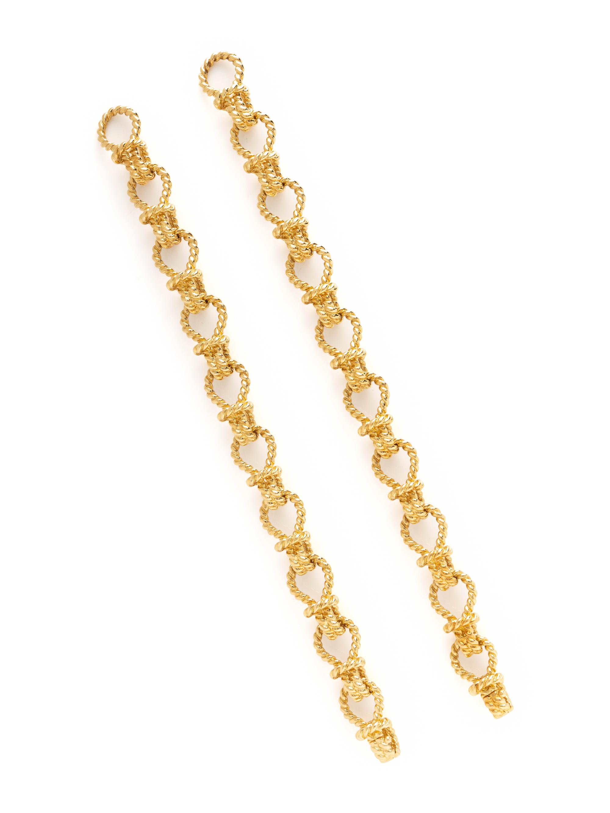 VERDURA, CONVERTIBLE YELLOW GOLD NECKLACE/BRACELET SET