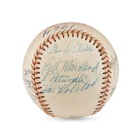 A 1964 Seattle Rainers Team Signed Autograph Baseball