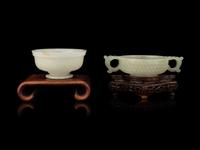Two Carved Jade Articles