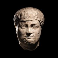 A Roman Marble Portrait Head of a Man
