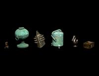 Six Chinese Bronze Articles