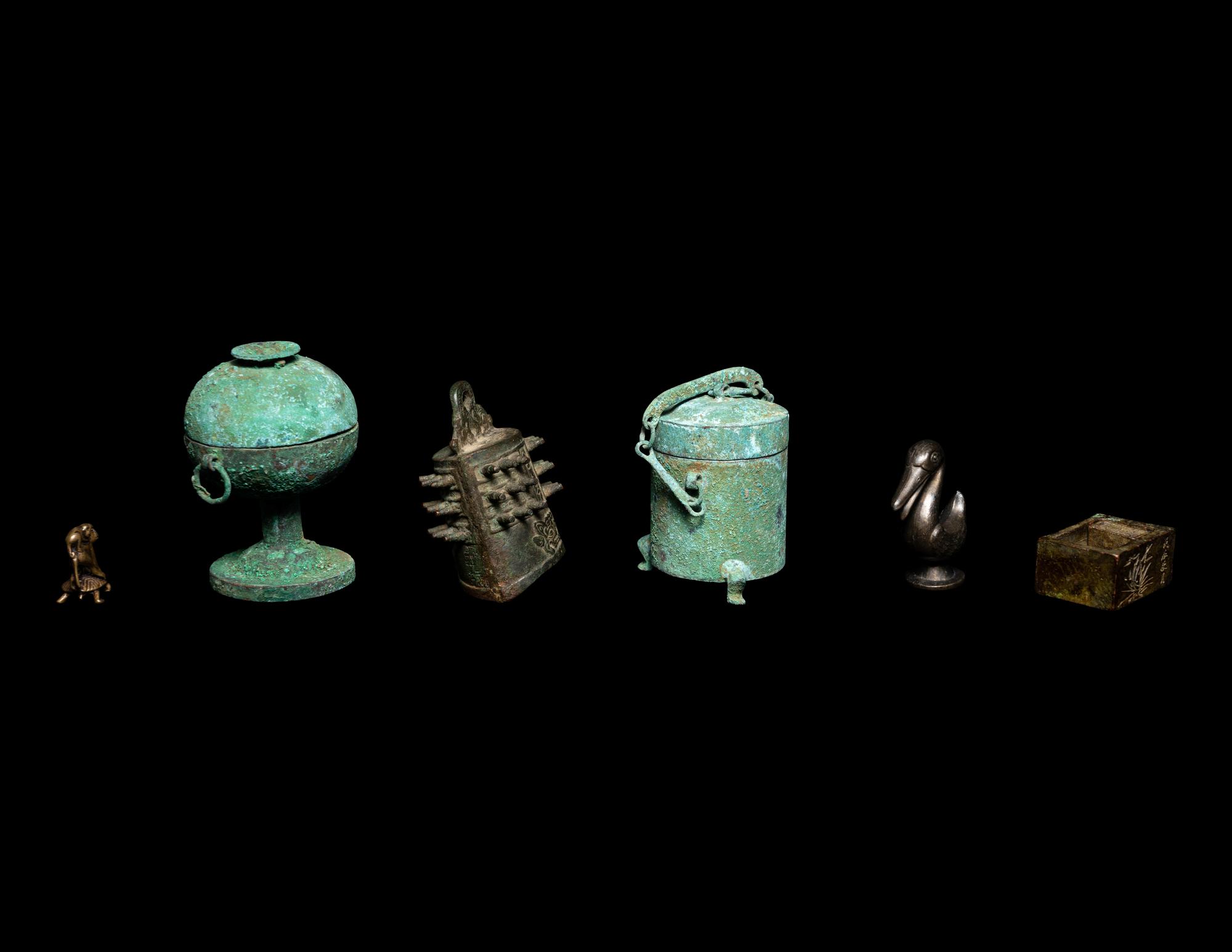 Six Chinese Bronze Articles