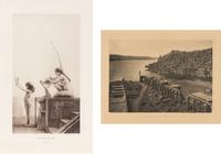 "Prayer to Isis" and "The Nile And Colonnade - Temple of Isis - Philae" Framed Prints