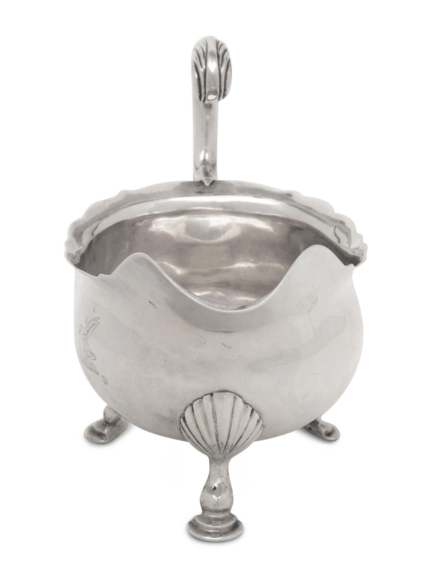 A George II Silver Sauce Boat