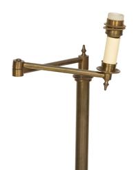 A Regency Style Swing-Arm Floor Lamp