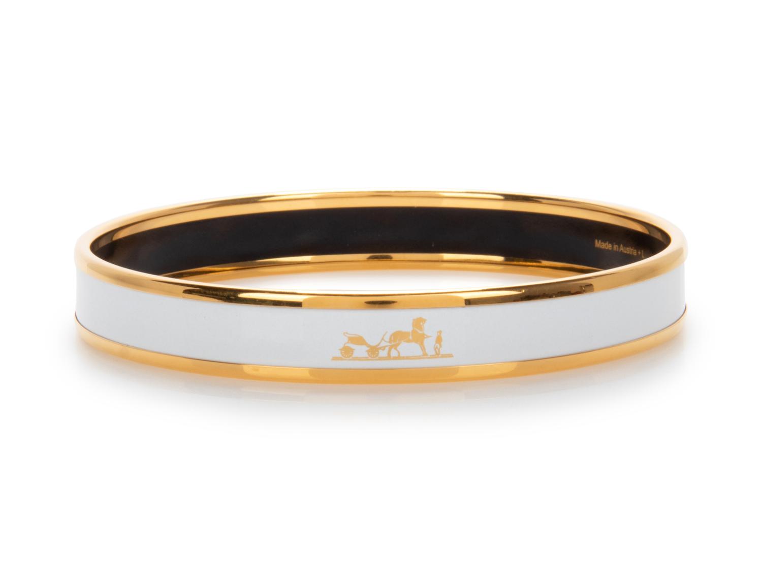 Three Hermès Enamel Bangles, 2000-2010s