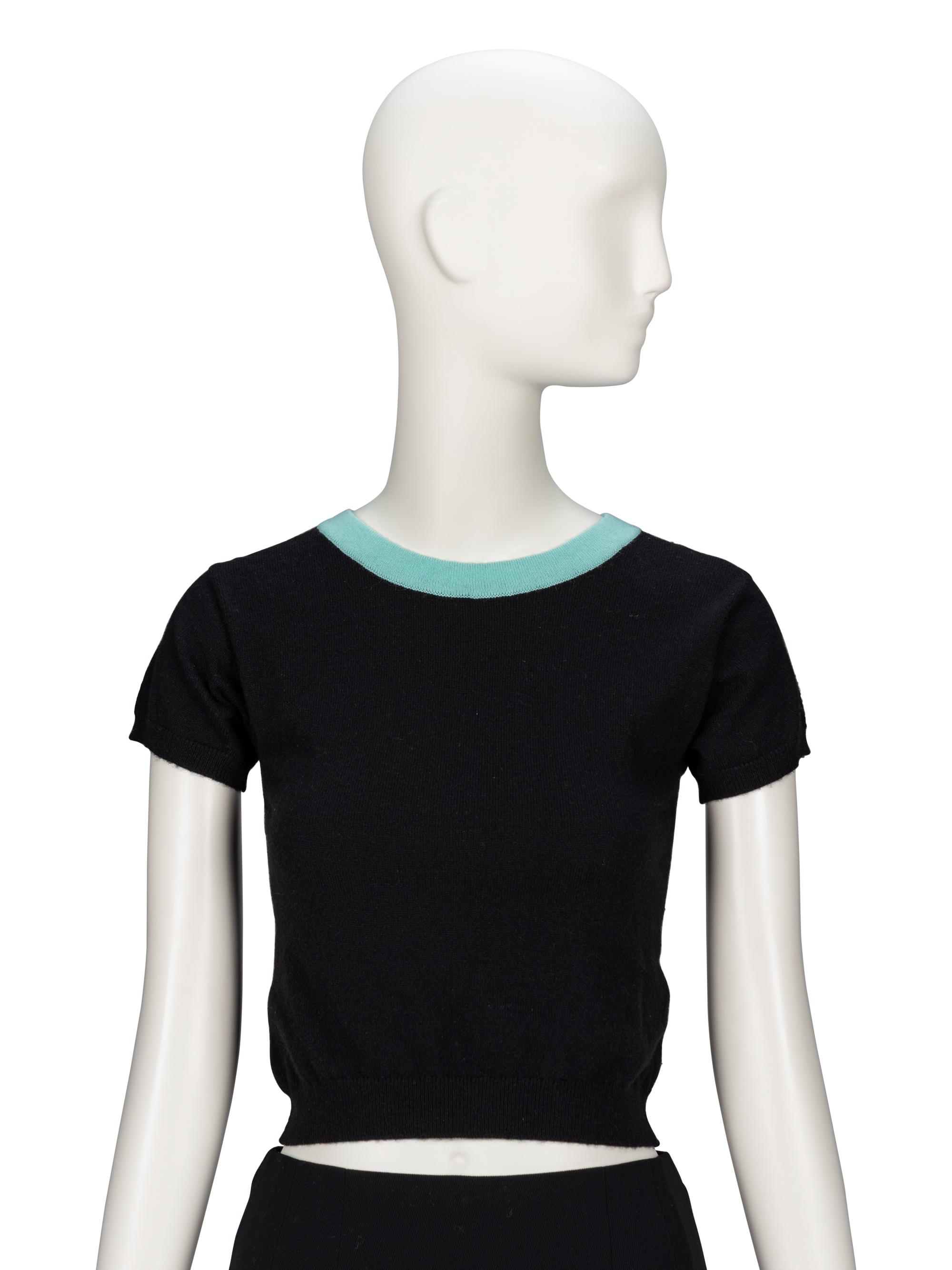 Chanel, Logo Knit Cashmere Twinset, 1994