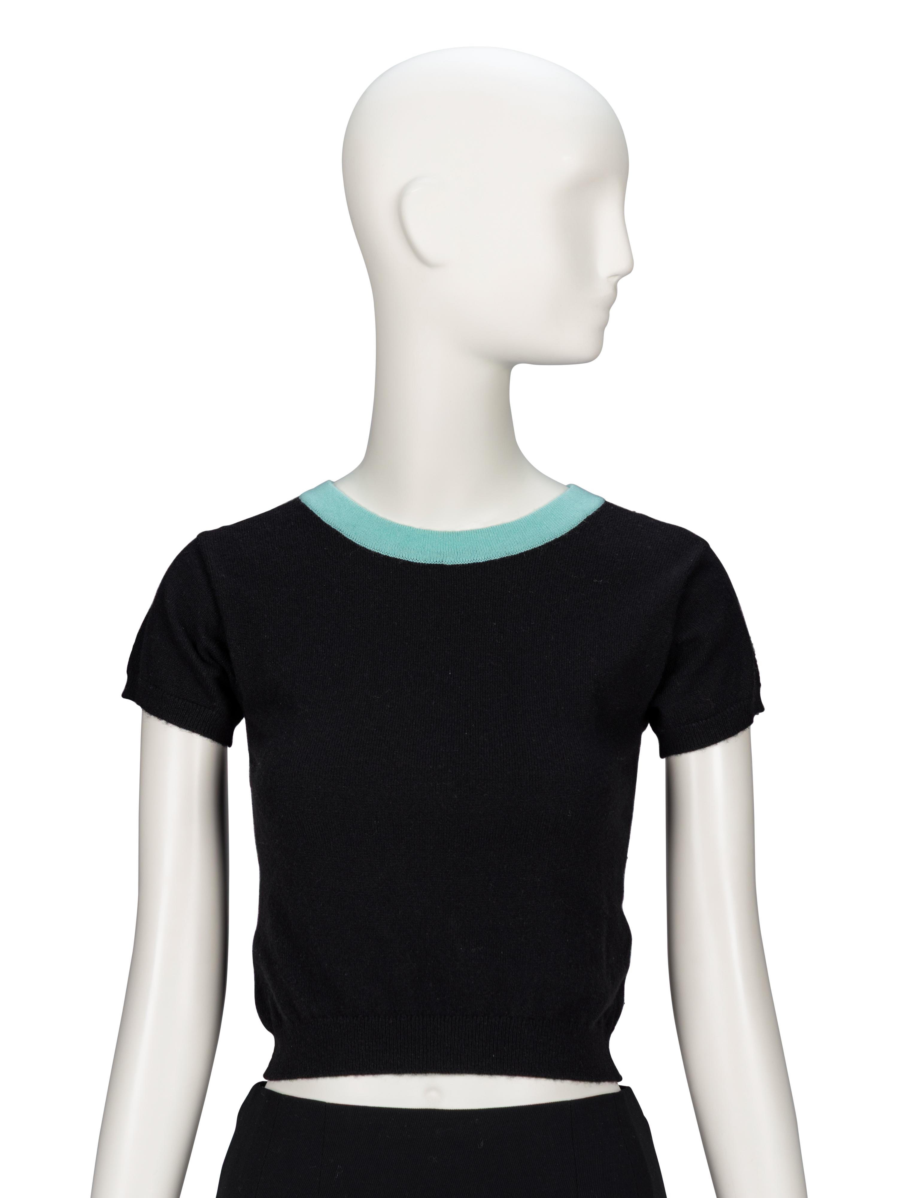 Chanel, Logo Knit Cashmere Twinset, 1994