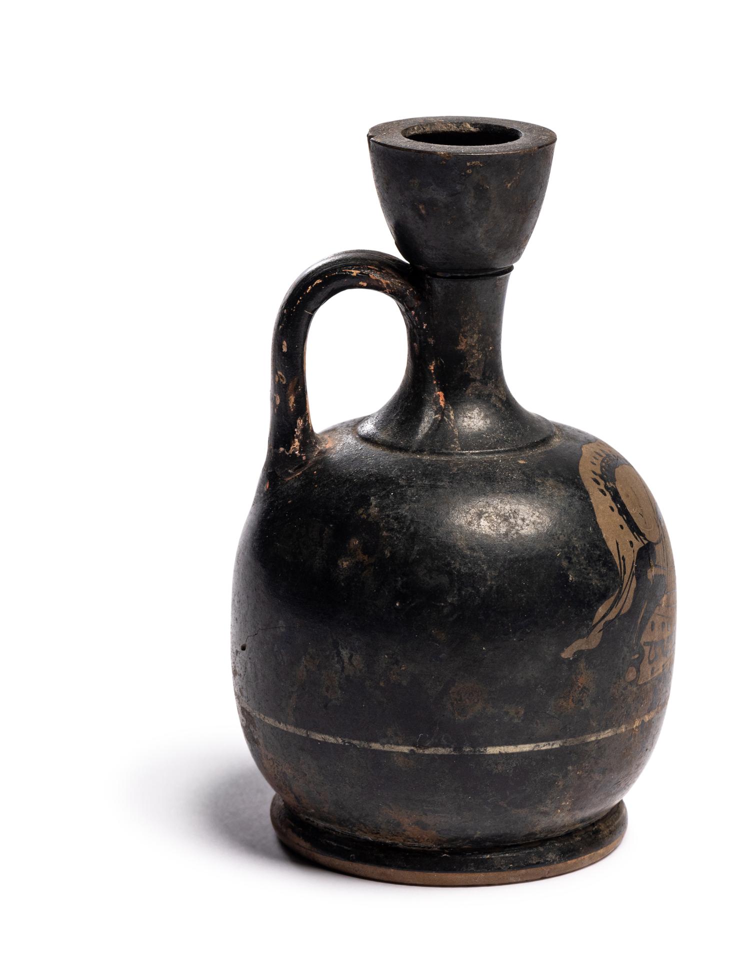 An Attic Red‑Figured Squat Lekythos