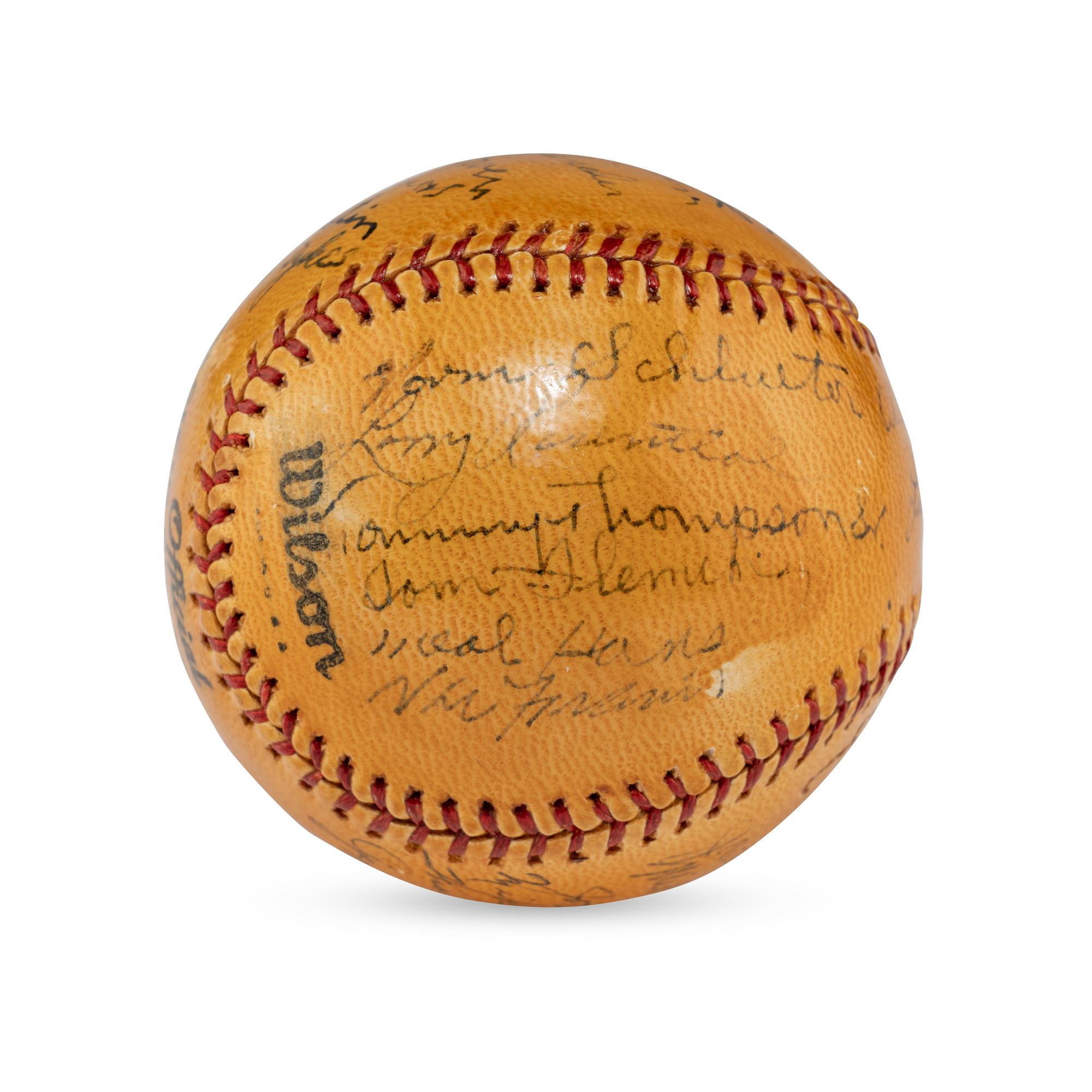 A 1939 Chicago White Sox Team Signed Autograph Baseball,