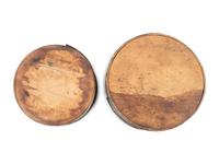 Four Oval Pantry Boxes in Old Paint