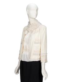 Chanel, Sequined Tweed Jacket & Blouse Ensemble