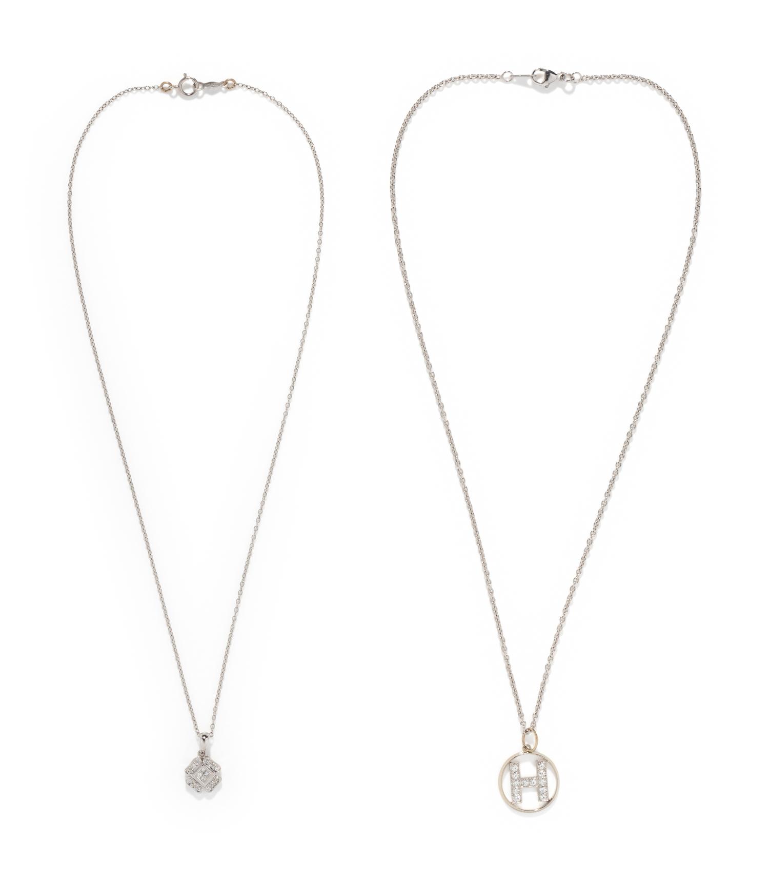 COLLECTION OF DIAMOND PENDANT/NECKLACES