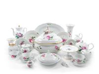 An Assembled Meissen Porcelain Dinner Service