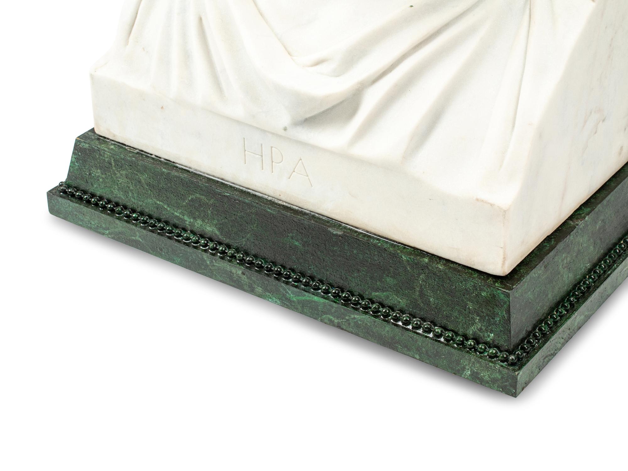 An Italian Empire Style Marble Bust
