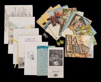 (History) A group of menus from various famous restaurants, comprising: