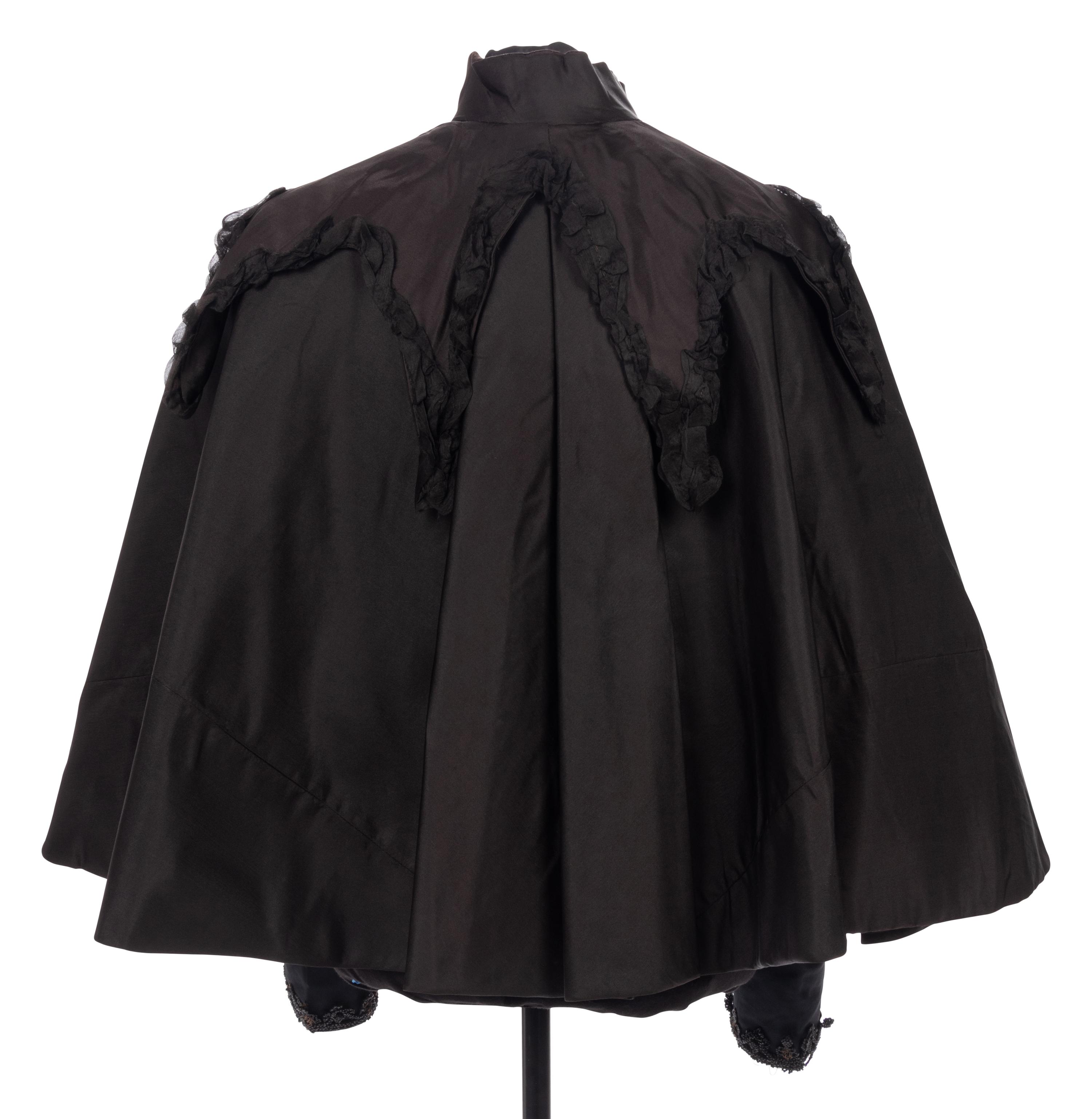Collection of Four 19th Century Pieces; Three Capes & One Beaded Collar, 1880-1890s