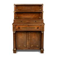A Regency Mahogany and Brass Inlaid Chiffonier