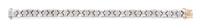 An 18 Karat Yellow and White Gold Reversible Bracelet, 14.90 dwts.