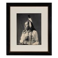 Rinehart, Frank (1861-1928). A group of 5 photographs and prints of Native American subjects.