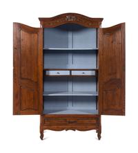 A French Provincial Style Oak Armoire