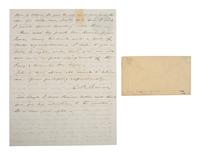 [LINCOLN]. ALS mentioning nomination of Lincoln, who "split rails" as a young boy. 19 May 1860.