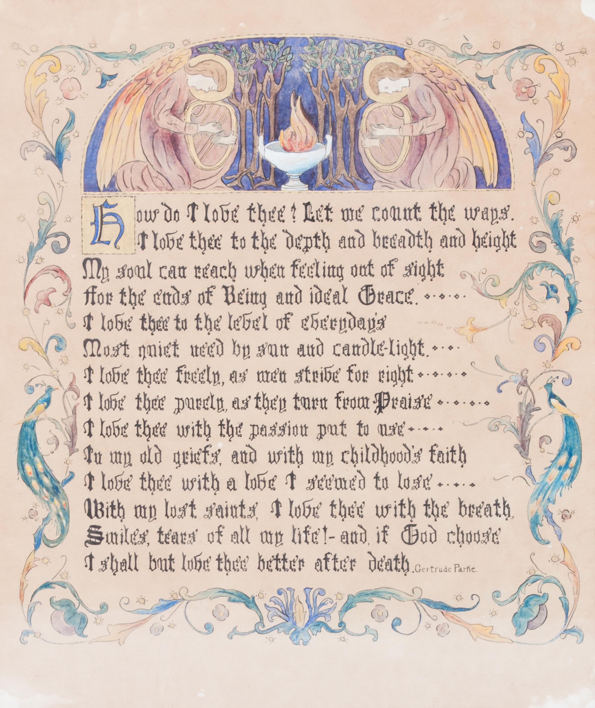 Four English Handcoloring Engravings First: 12 x 16 3/4 inches.