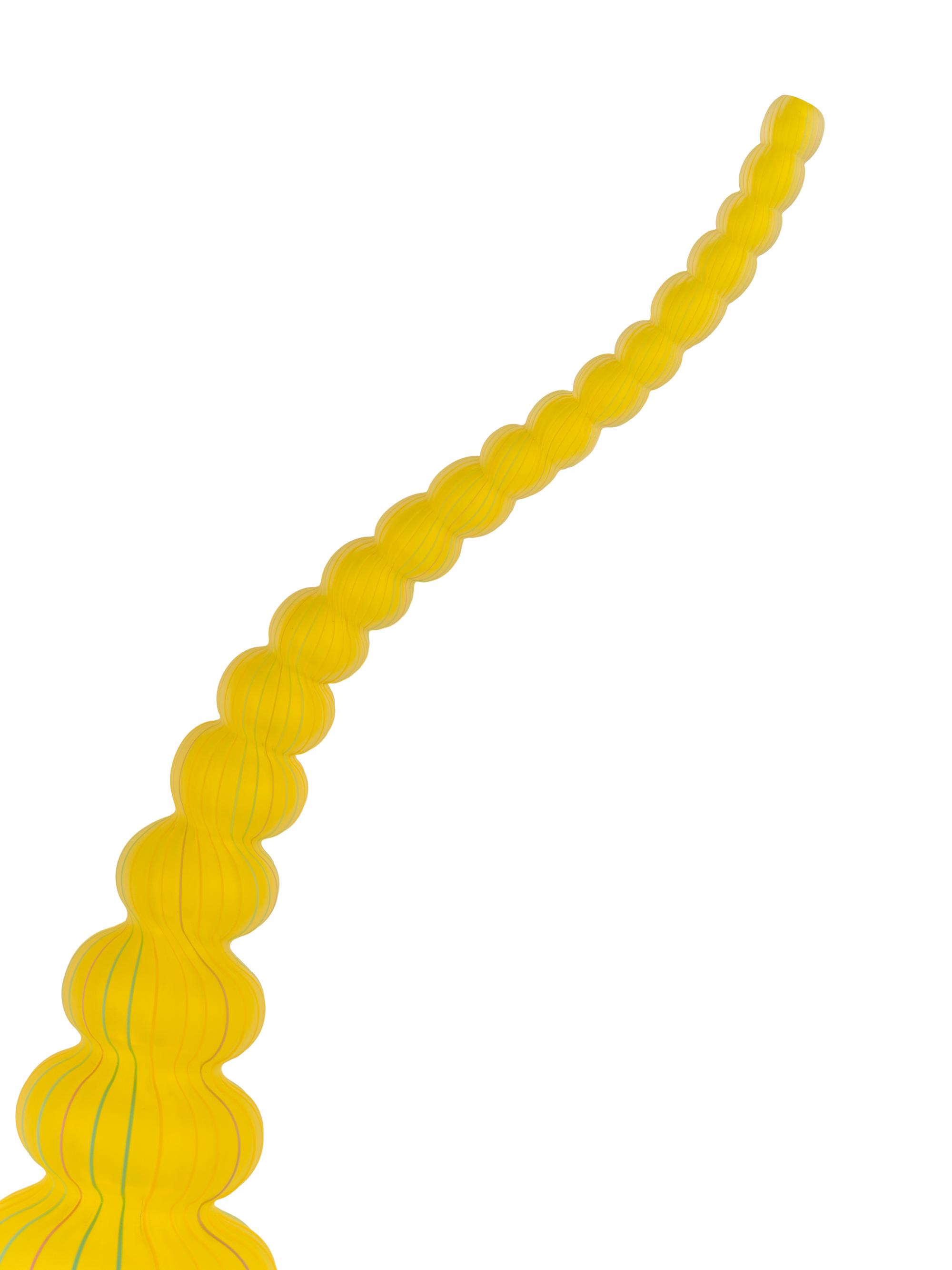 Sculpture (Articulated Corn Yellow Aquamarine Blue Daffodil)