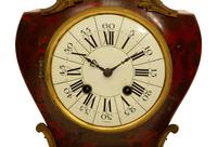 A Louis XV Style Faux Tortoiseshell Shelf Clock