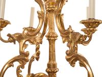 An Austrian Giltwood Eight-Light Chandelier