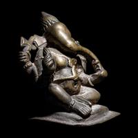 An Indian Bronze Figure of Ganesha