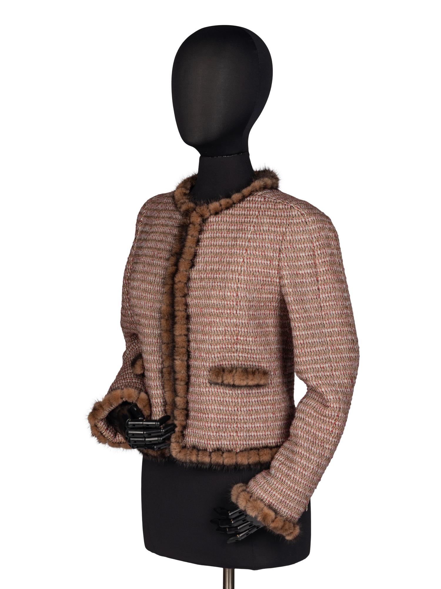 Chanel Mink-Trimmed Jacket, 2003
