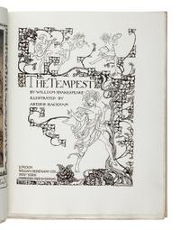 [ILLUSTRATED BOOKS]. RACKHAM, Arthur (1867-1939), illustrator. -- SHAKESPEARE, William (1564-1616). The Tempest . London and New York: William Heinemann and Doubleday Page & Co., [1926].