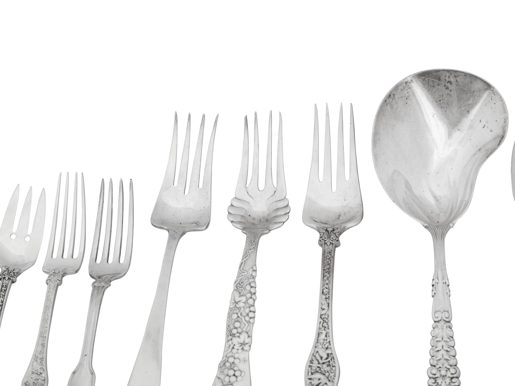 A Tiffany and Co. Olympian Silver Flatware Service