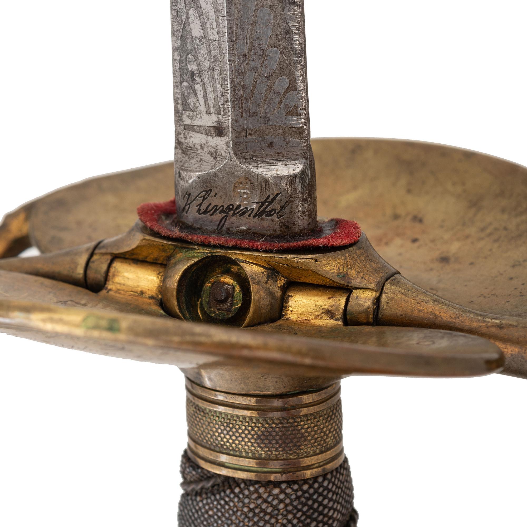 Published Schuyler, Hartley & Graham Model 1860 Staff & Field Officers' Sword taken from Confederate Spy Col. W.O. Williams in Franklin, TN and Inscribed to Henry Newcomer