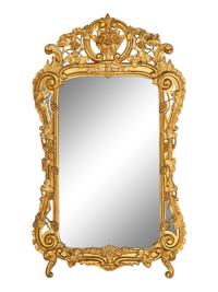 A Régence Style Giltwood Mirror