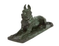 A French Bronze Animalier Figure Width 15 1/2 inches. — PIERRE NICHOLAS TOURGUENEFF (1854-1912)